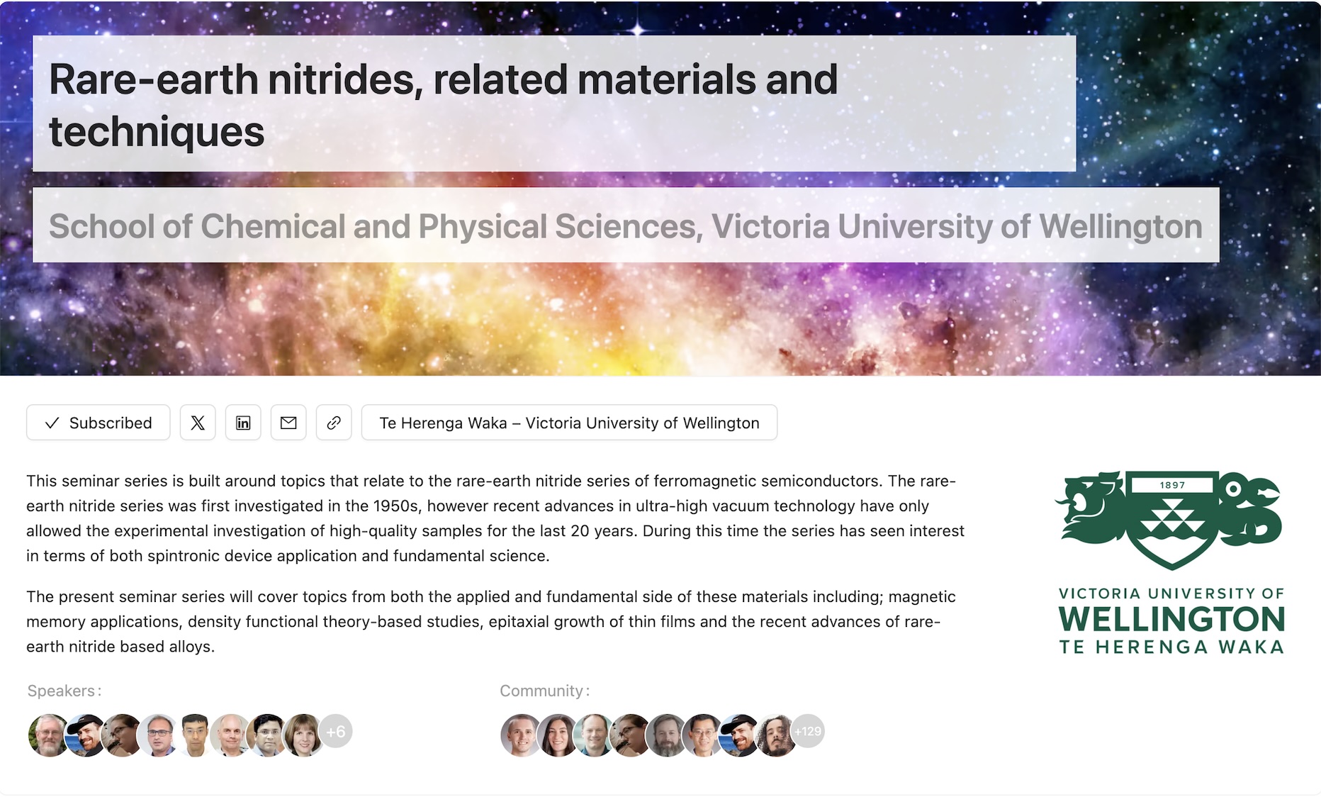 Rare Earth Nitrides case study